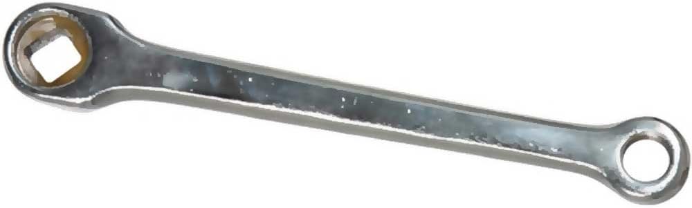 Pieper Single-Gear Bicycle Chain Wheel Crank Left, 46 teeth Crank Length 170 mm, Square, Chrome, Steel, 1/2 x 3/32 "