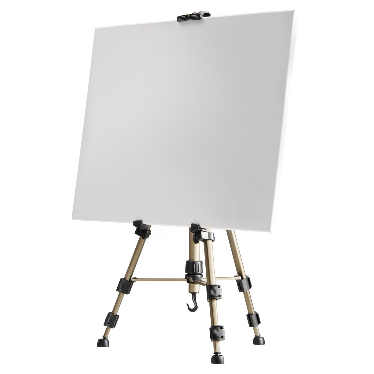 walimex Aluminum painting easel 150 cm (load capacity approx. 10 kg, incl. carrying bag) for canvases up to 74 cm high