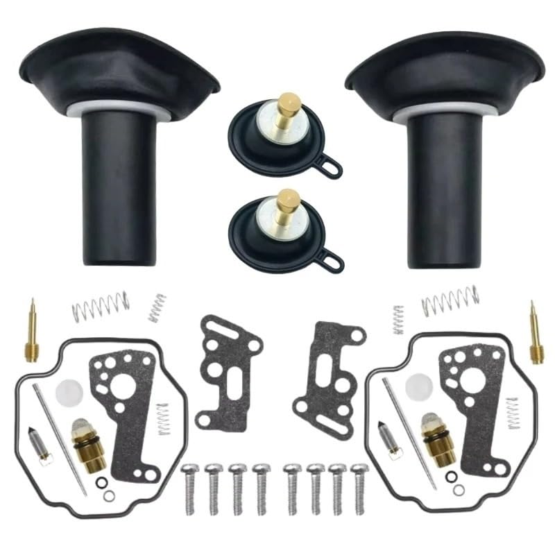 Kit réparation carburateur XV535 équipé de diaphragme flottant pour deux carburateurs
