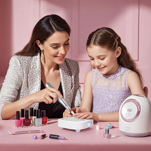 Recolector de polvo para uñas inalámbrico y compacto miniatura 2