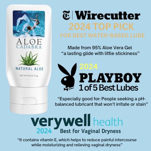 Aloe Cadabra 360215-7240-02 Natural Water Based Personal Lubricant And Vaginal Moisturizer thumb #1