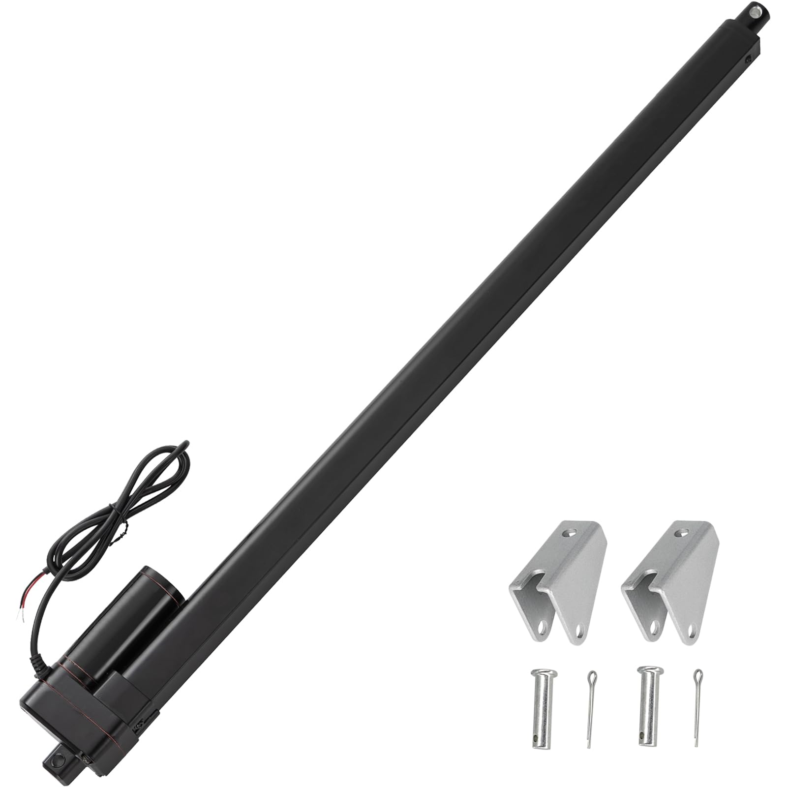 JQDML 32 Inch Stroke Linear Actuator 12V Heavy Duty 440lbs/2000N IP65 Waterproof Electric Actuator Speed 0.31"/sec with Mounting Brackets