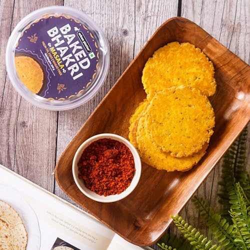 Image of Urban Platter Baked Masala Bhakri, 200g (Wheat Free, Traditional Gujarati Snack)