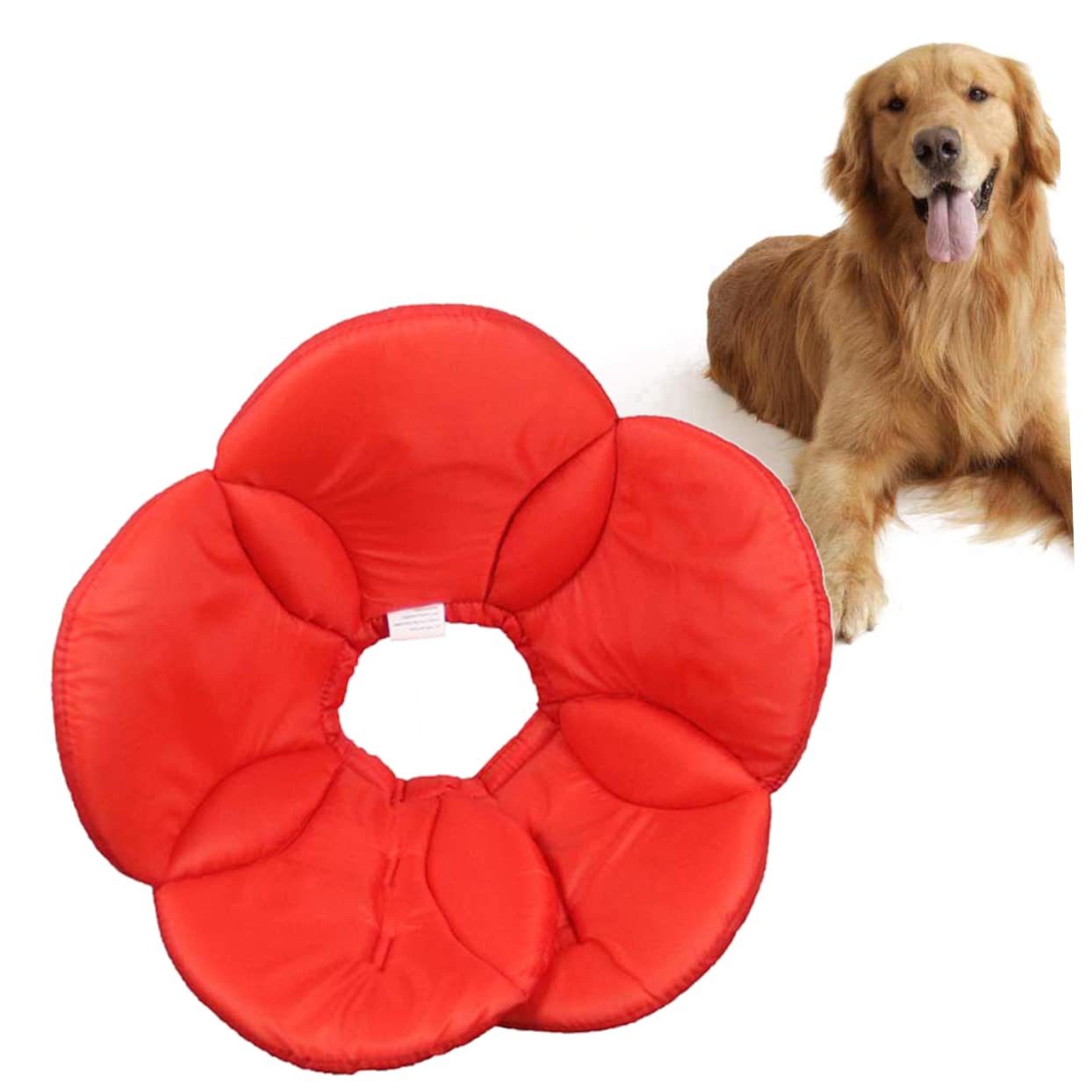 SUPVOX 3 Pz collare per animali domestici con fiori di spugna girocollo collare regolabile per animali domestici accessori cane accessori per cane per i in poliestere rosso