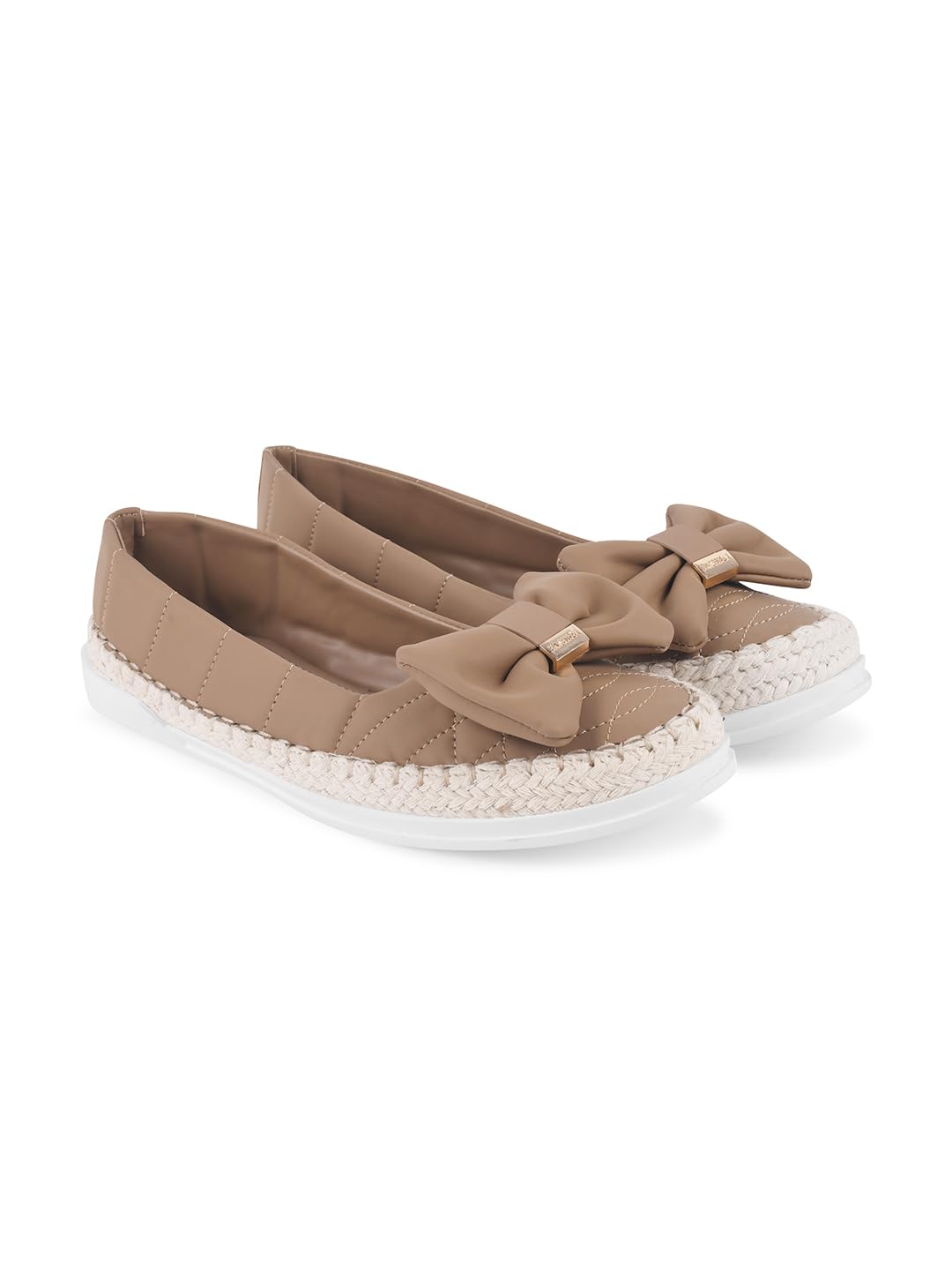 jm looks Women's Bowknot Ballet Flats Belly Round Toe Casual Flat Shoes Suede Dress Shoes Wear to Work Casual Office Slip On Moccasins-picture-32
