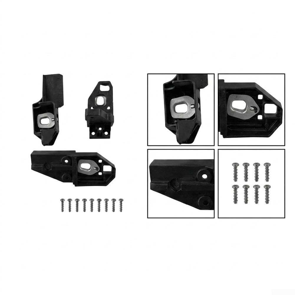 Hochfester Kunststoff Scheinwerferhalterung Kit mit Schrauben 3-tlg(1568201500 L)
