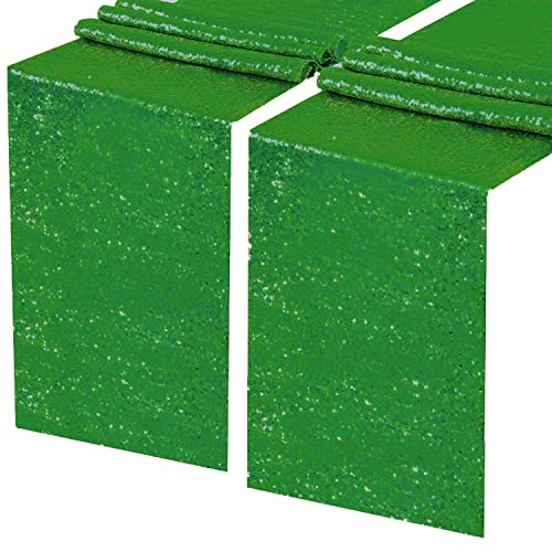 St. Patrick’s Day Green Sequin Runner