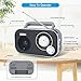 DreamSky AM FM Portable Radio Plug In Wall or Battery Operated for Home & Outdoor, Strong Reception & Sound, Large Dial Easy to Use, Transistor Antenna, Headphone Jack, Small Gifts for Seniors Elderly