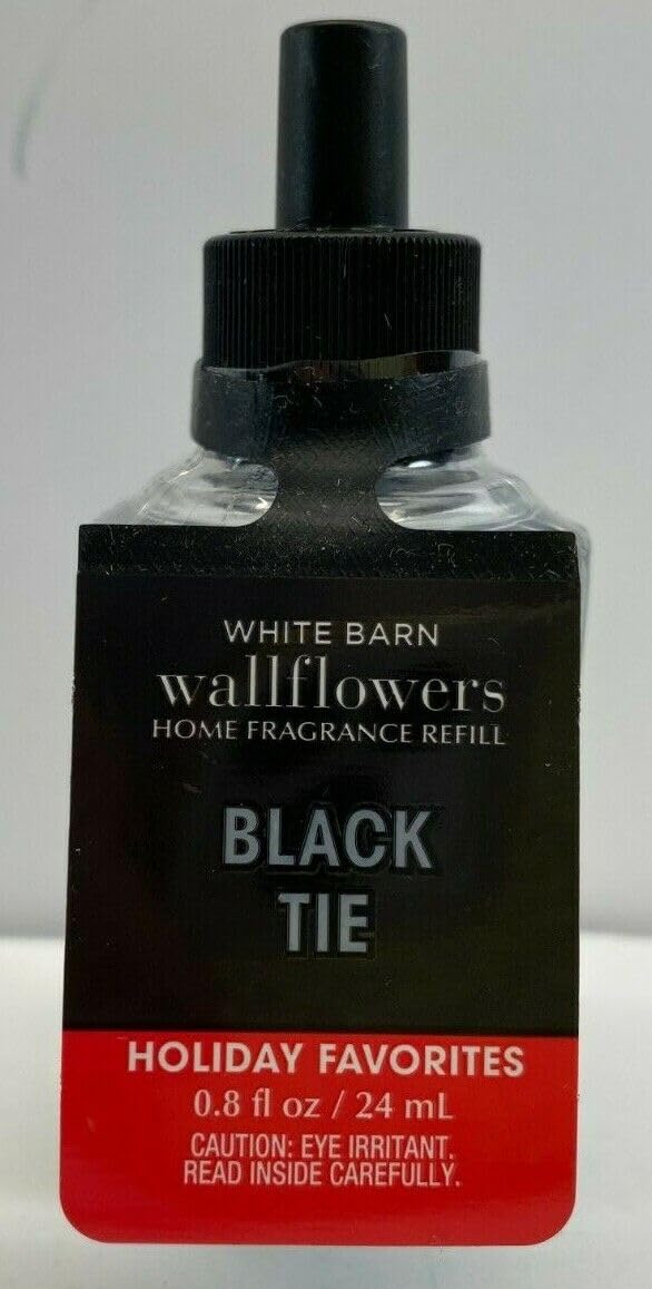 White Barn Black TIE Wallflowers Home Fragrance Refill 0.8 Fluid Ounce
