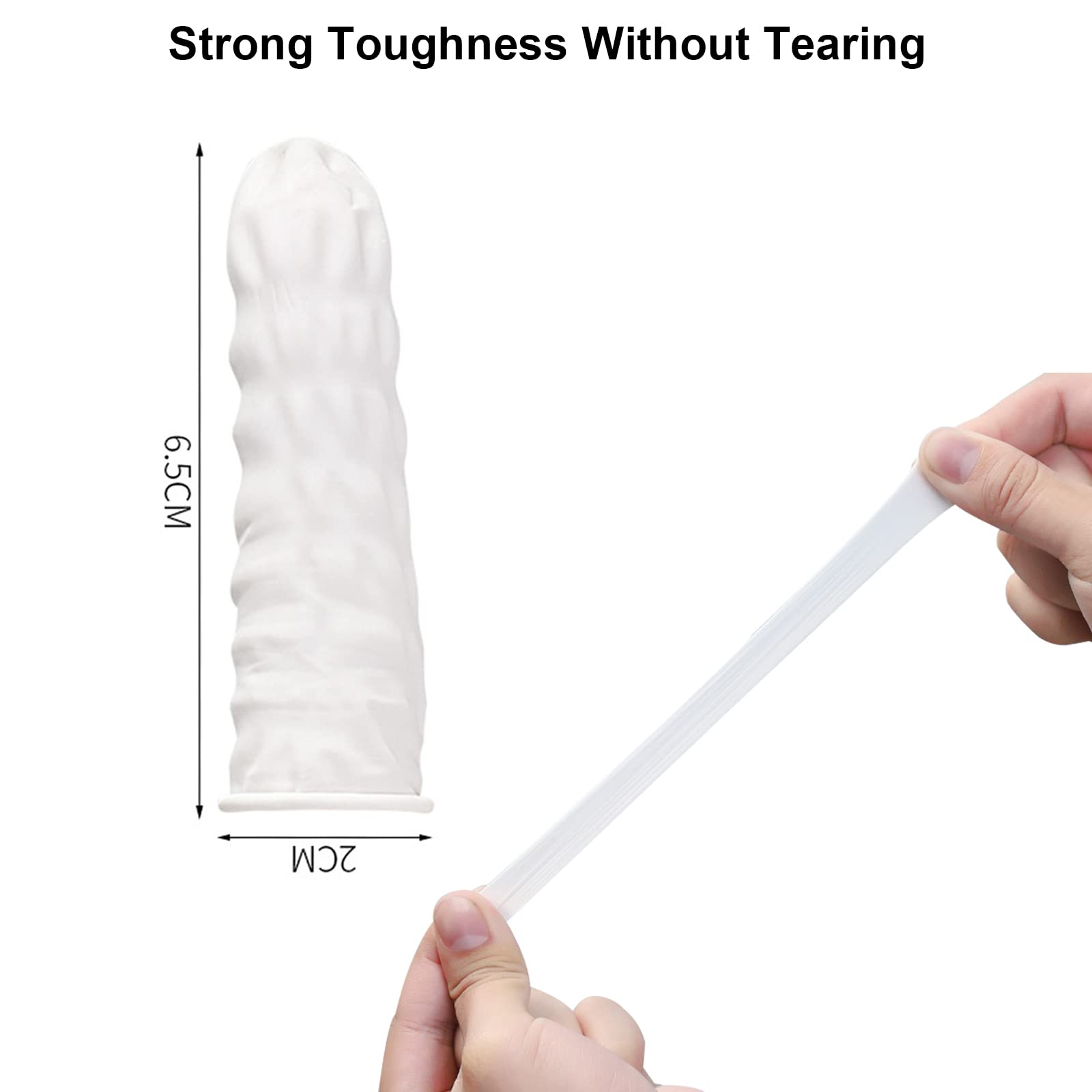 Doigtier Caoutchouc,Doigtier Latex,Doigtier Silicone,Protège Doigtier,Doigtiers en Latex,Doigts en Gel Cots,Doigtiers roulés latex blanc,à usage unique,Anti-Statique,Protection des Doigts,100 PCS