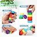 Silicone Magnetic Stress Balls, 6 Pack Pain Stim Fidget Toys Adults & Teens, Sensory Toys for Kids with Autism ADHD with Storage Box, Stress Relief & Focus Handheld Roller for Office Travel Classroom