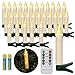 Produktbild FREEPOWER 30er LED Christbaumkerzen Kabellos mit Fernbedienung Timer Flackern LED Kerzen Weihnachtsbaum Warmweiß Weihnachtsdeko Lichterkette Innen Außen Wasserdichtmit 30 Batterien