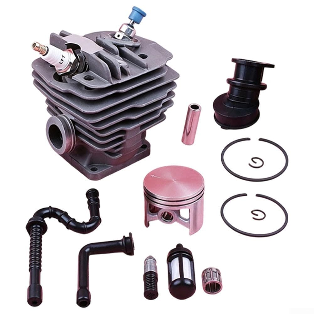 Cilindro para kit de pistón Cilindro de 48 mm para pistón para motosierra MS360 036 034 Salida de potencia mejorada Funcionamiento más suave Eficiencia de combustible mejorada Fácil