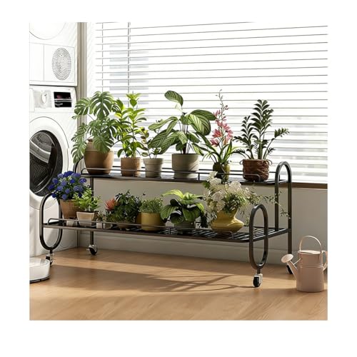 Support à plantes en métal robuste intérieur et extérieur