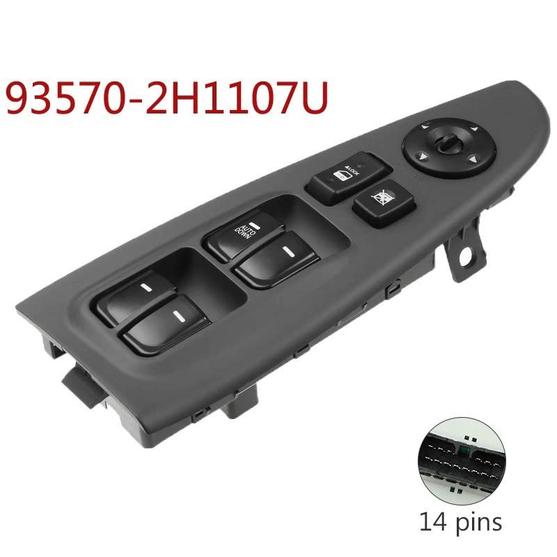 Interrupteur de fenêtre 93570-2H1107U commande électrique fluide - 2