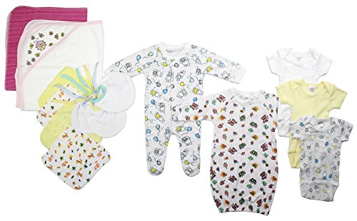 Bambini Newborn Baby Girls 14 Pc Layette Set