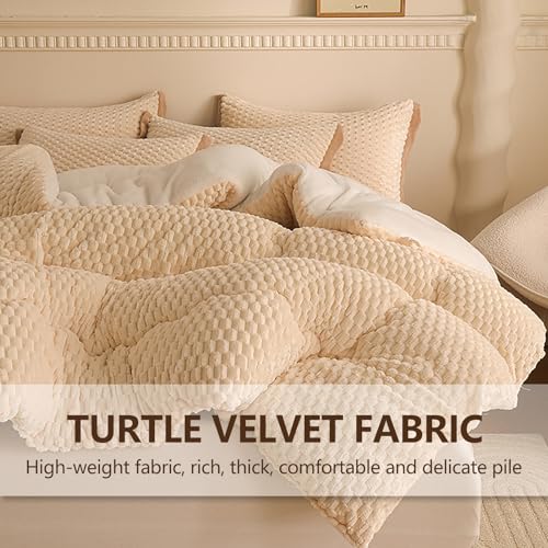 Edredón de plumas mantas de vellón para ropa de cama suave 5