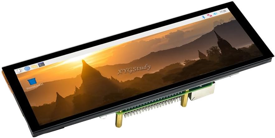 7.9inch for Pi IPS Capacitive HDMI LCD 400×1280 Touch Screen Display Monitor Toughened Glass Panel for Raspberry Pi 4 3 2 Model B B+ A+ Jetson Nano Windows 10/8.1/8 / 7