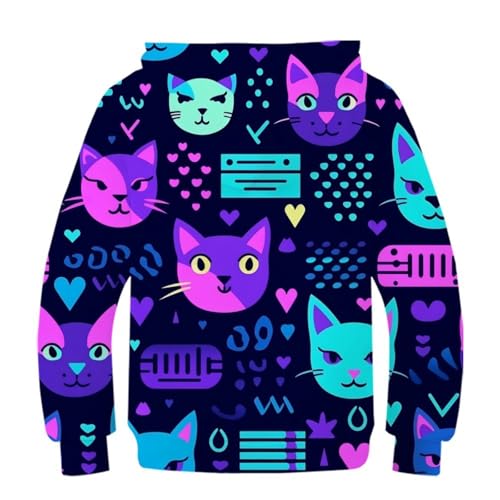 Imprimé amusant 3D garçon sweat à capuche sportswear original - 2