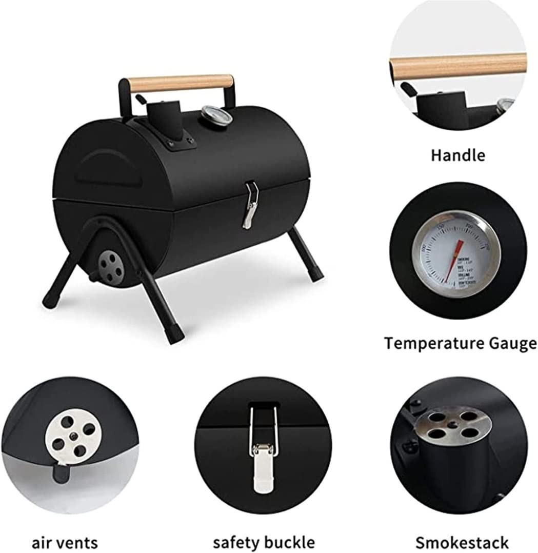 Grill Kempingowy Przenośny Grill Na Węgiel Drzewny Grill Stołowy Ze Stali Nierdzewnej Na Piknik Na Świeżym Powietrzu Imprezy Grillowe