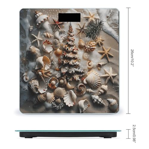 Báscula Digital de Peso Corporal Seashell Christmas miniatura 2