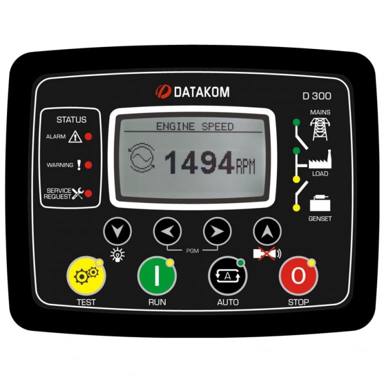 DATAKOM D-300-MK3 Controlador de Generador Multifuncional con MPU, J1939