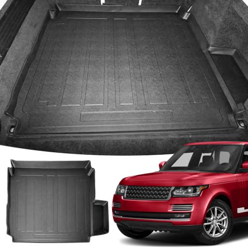 Premium Cargo Liner for Land Rover Range Rover 2013-2022 - Custom Fit Car Trunk Mat - All-Season Black Cargo Mat - 3D Shaped Laser Measured Trunk Liners for Land Rover Range Rover by TN TrunkNets Inc - Used condition - US$46.91