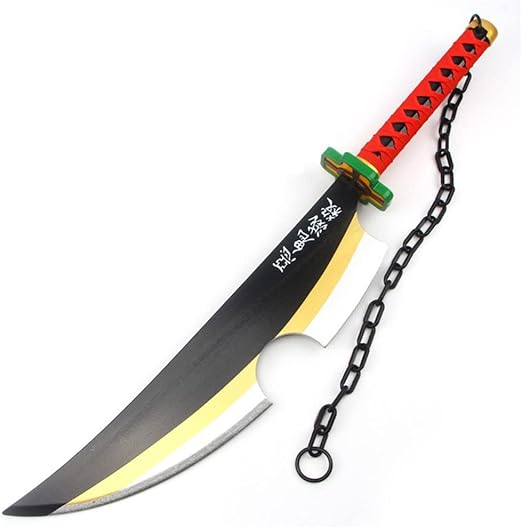 Amazon 鬼滅の刃 宇髄天元 うずい てんげん 武器 刀剣 木製刀 模造刀 コスプレ道具 Cosplay用 大学祭 ハロウィーン クリスマス コスプレ 仮装 通販