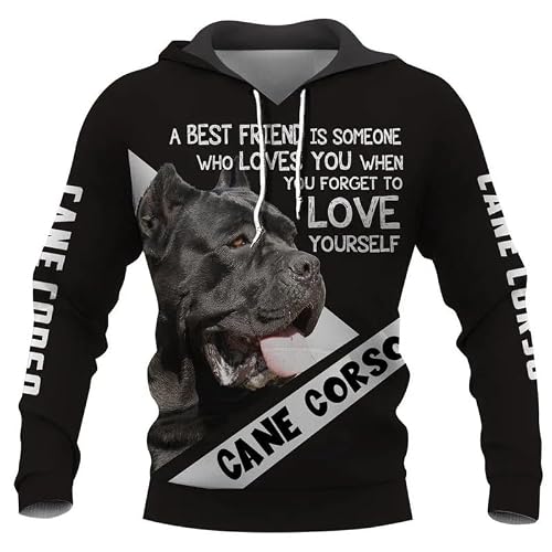 Namufeitrade Men's # 20 I'm Nicer Than My Face Looks Pitbull 3D Printed Hoodie Unisex Pullover Funny Dog Hoodies Casual Streetwear Tracksuit