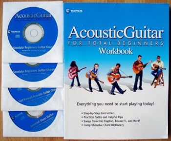 Paperback Acoustic Guitar for Total Beginners Workbook Book