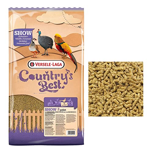 Pienso perdices, faisanes, codornices. Show 3 Pellet. Versele laga (5 kg)