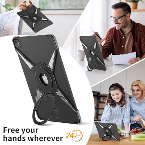 Coque iPad Pro 12,9 design épuré en aluminium avec béquille rotative - 3
