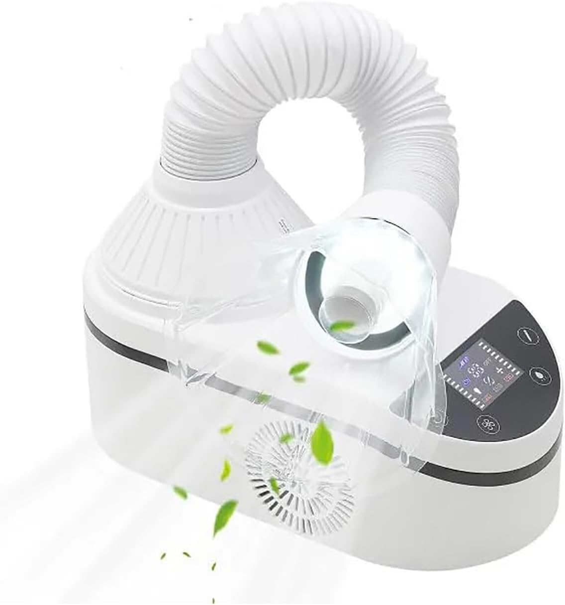 230w Dental Polishing Dust Collector,Nail Manicure Vacuum Cleaner,with LCD Display Table Strong Suction,Dust Collector,with Fan and Led Dual Function Low Noise Dust,for Dental Lab