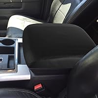 Vista 131 de Funda para reposabrazos de consola central, de piel, antiarañazos, protector de reposabrazos central, accesorios de decoración interior, compatible