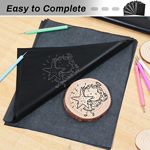 image for Carbon Transfer Copy Paper with Embossing Stylus Tool for Tracing, Cri