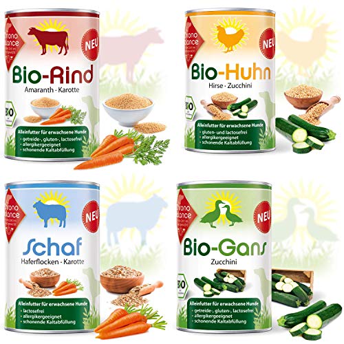 Bio-Hundefutter ChronoBalance Premium Nassfutter für Hunde