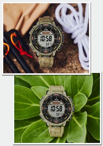 Image of Casio PRG-340 Pro Trek Climber Line Wristwatch, Solar, Biomass Plastic