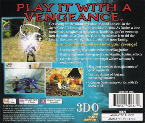 Crusaders of Might and Magic - (PS1) PlayStation 1 [Pre-Owned] image 4