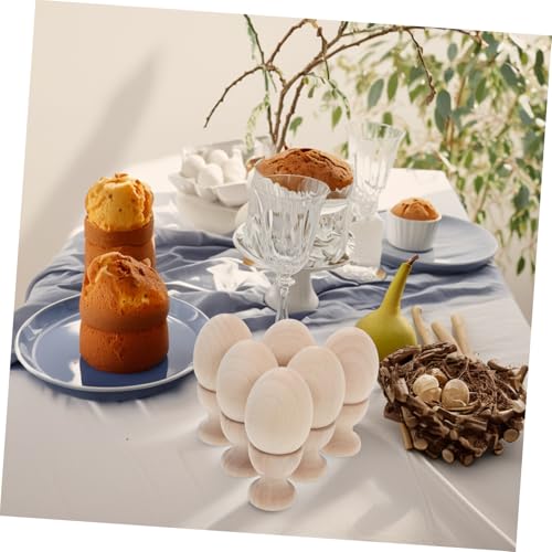 ULTECHNOVO 1 Set Simulierte Eierablage Eierbecher Eierständer Entzückender Halter Für Hartgekochte Eier Für Wiederverwendbarer Becher Für Gekochte Eier Tisch Frühstückshalter Für – Bild 5