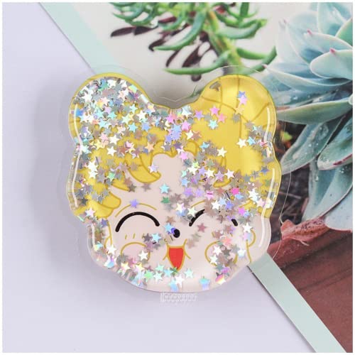 Image of Cute Anime Mobile Holder Grip Stand for Phones Selfie Holder for Smartphones, Designed for Kids and Teens. [ Gel Inside ]-(Model - Princess)