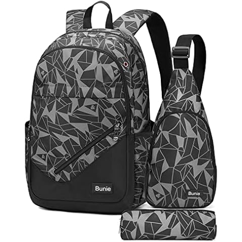 bunie Black Rucksack for School Kids Cover