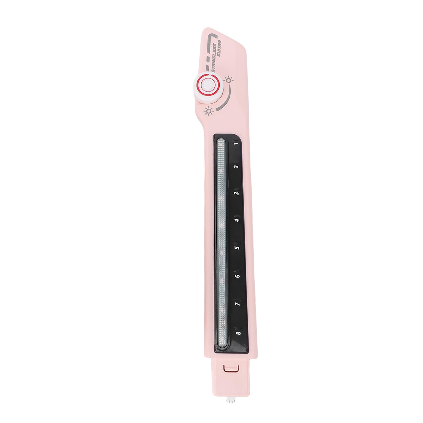 XUMIUZIY Giocattolo per Chitarra Senza Corde per Bambini | Chitarra Elettrica Pieghevole Multifunzionale Bluetooth per i più Piccoli (PINK)