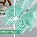 AMFUN Haustier Grooming Handschuhe, Handschuh Bürste Katze Wiederverwendbare, Badehandschuhe für Haustiere zum Massieren, Schrubben und Haarentfernen, Aufhängbares Design