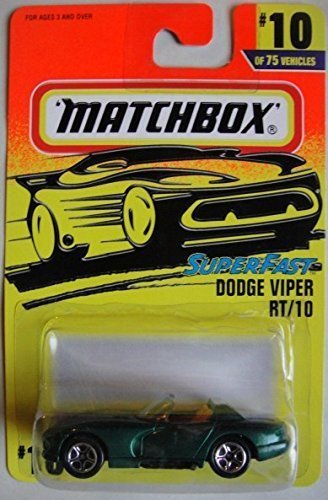 Matchbox Super Fast Green Dodge Viper RT/10