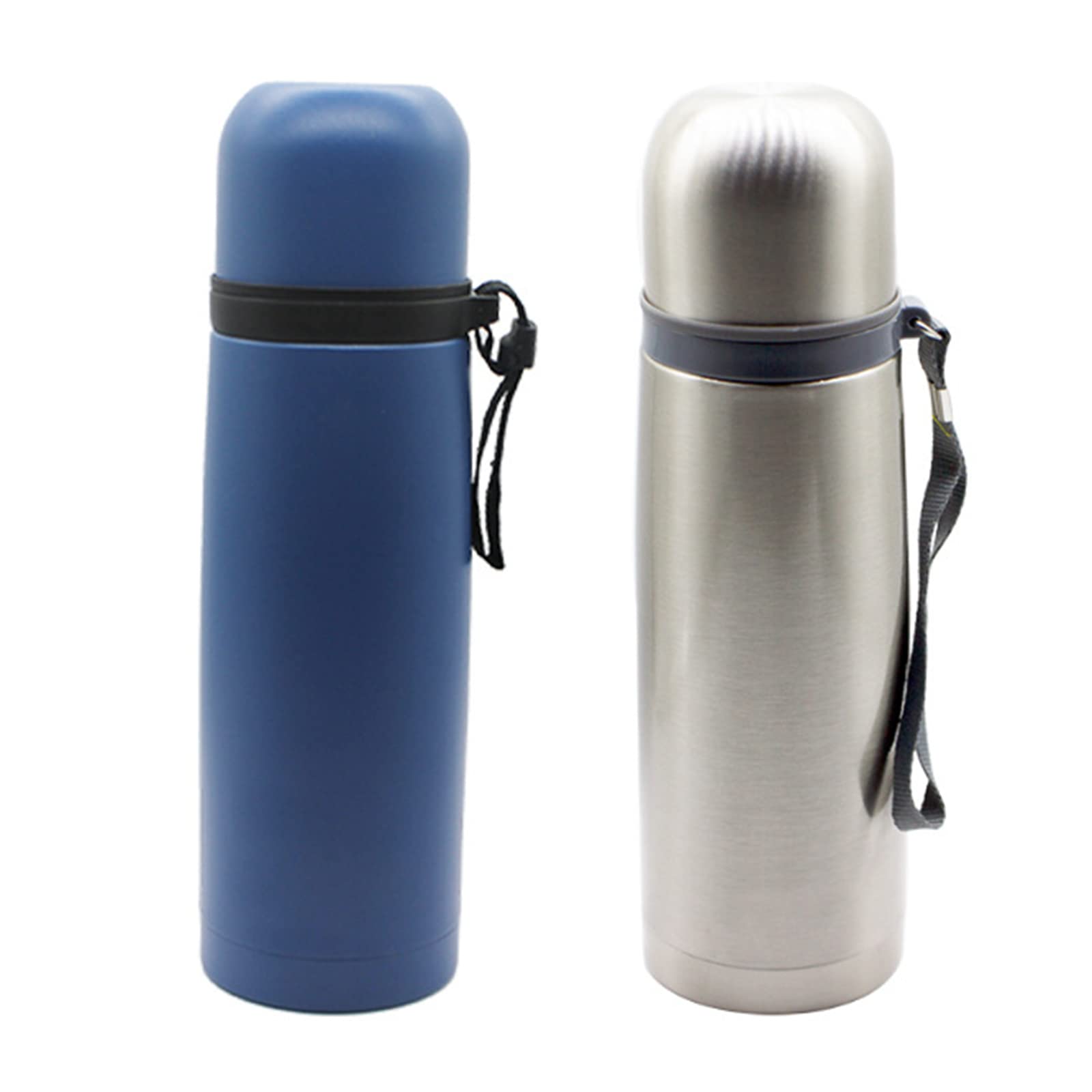 Lot De 4 Couvercles Isothermes En Acier Inoxydable - Pour Bouteilles/tasses 500 Ml - Étanches, Résistants - Usage Extérieur, Bureau, Maison - 6
