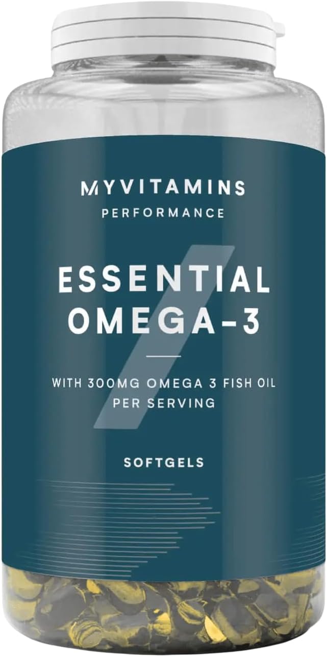 Myprotein Essential Omega 3 | 300mg Fish Oil Softgels with EPA & DHA | Supports Heart Health, Joint Care & General Wellbeing | 250 Capsules | 80 Day Supply | Omega-3 Fatty Acids Supplement