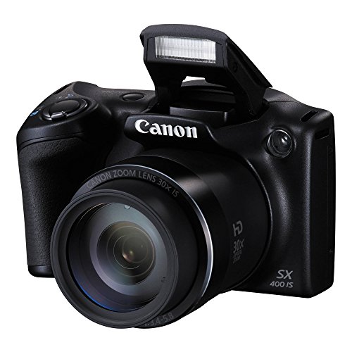 Image of Canon Powershot SX400 is 16.0 MP Digital Camera with 30x Optical Zoom and 720p HD Video (Black)