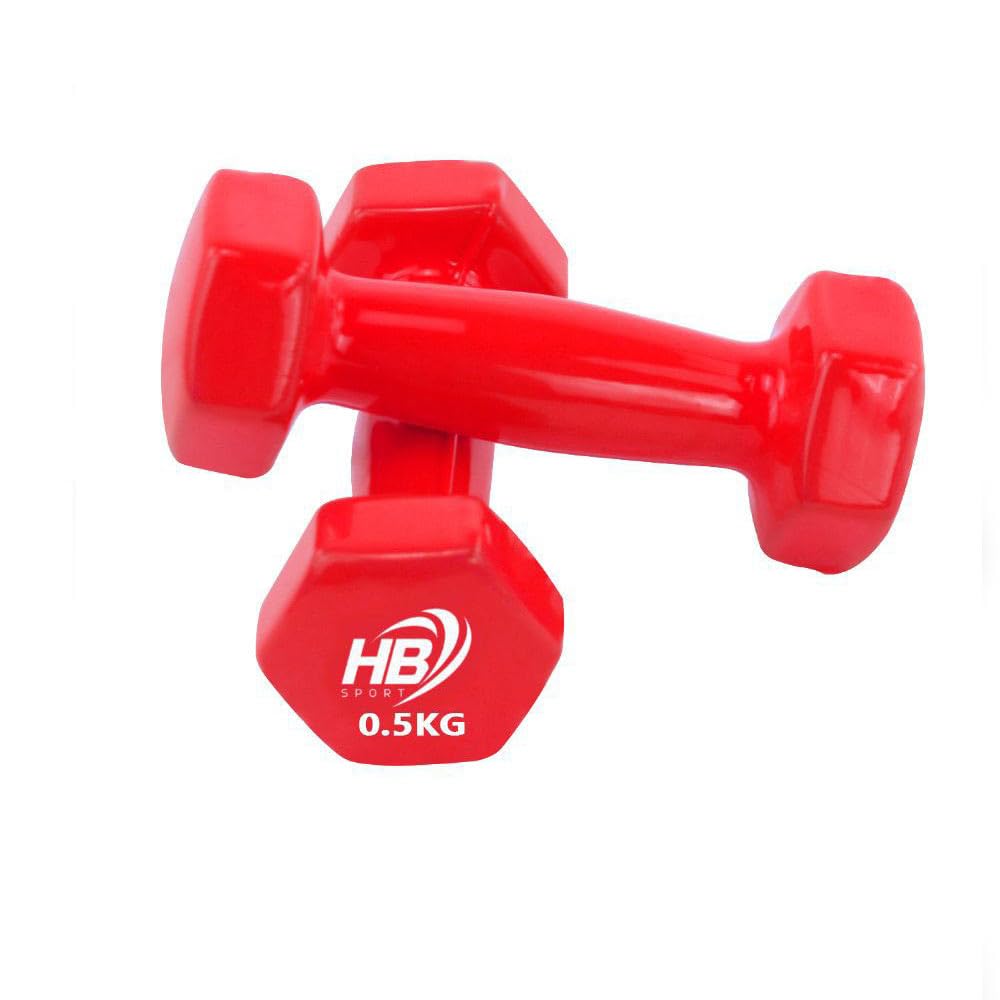 Vetrineinrete® Pesi manubri da 0.5 kg Sport 2 pz 500 gr Manubrio Peso Allenamento riabilitazione Fitness Sport Dody duling