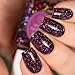 Garnet - burgundy glitter holographic nail polish by Cupcake Polish