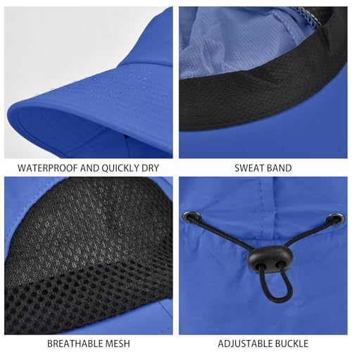 Image of Sun Hat for Men Women with Neck Flap,UPF 50+ UV Protection Fishing Hat